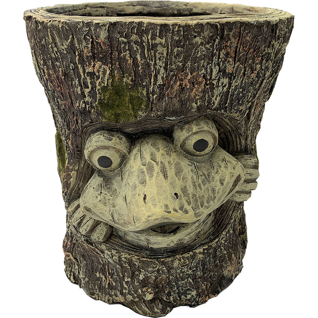 Esschert Design Mgo Faux Wood Frog Planter