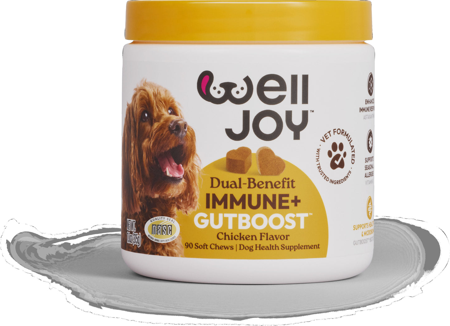 Welljoy Immune + Gutboost Dog Supplement