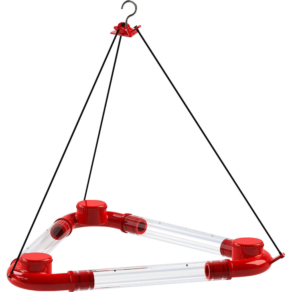 Dinner Bell Plastic Hummingbird Feeder