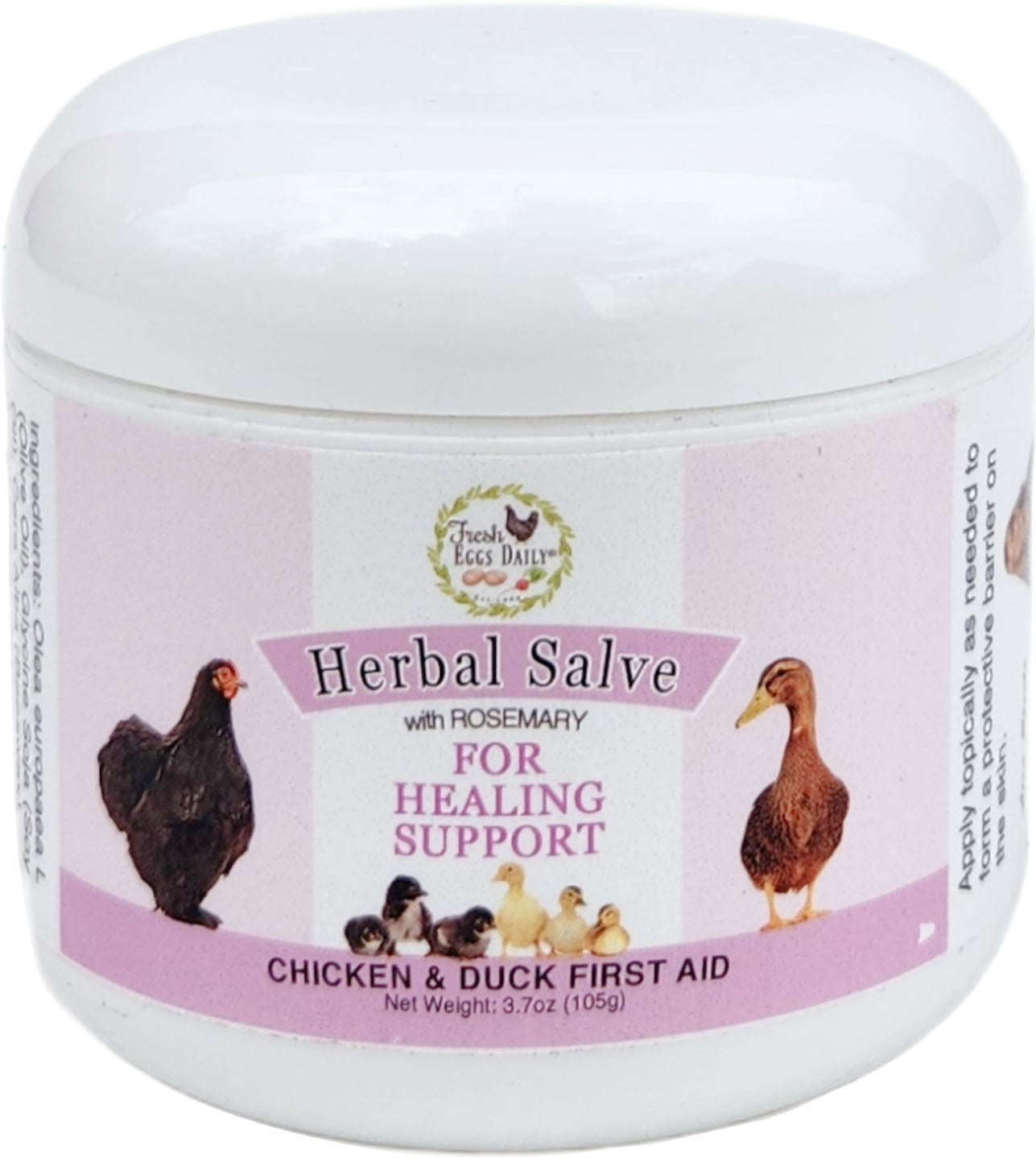 Herbal Salve With Rosemary For Healing Support