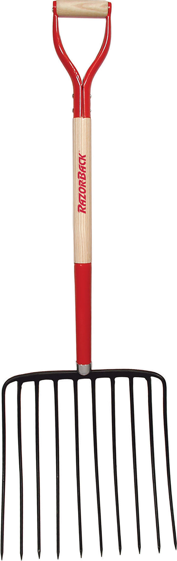 Razor-Back 10-Oval Tine Forged Ensilage Fork