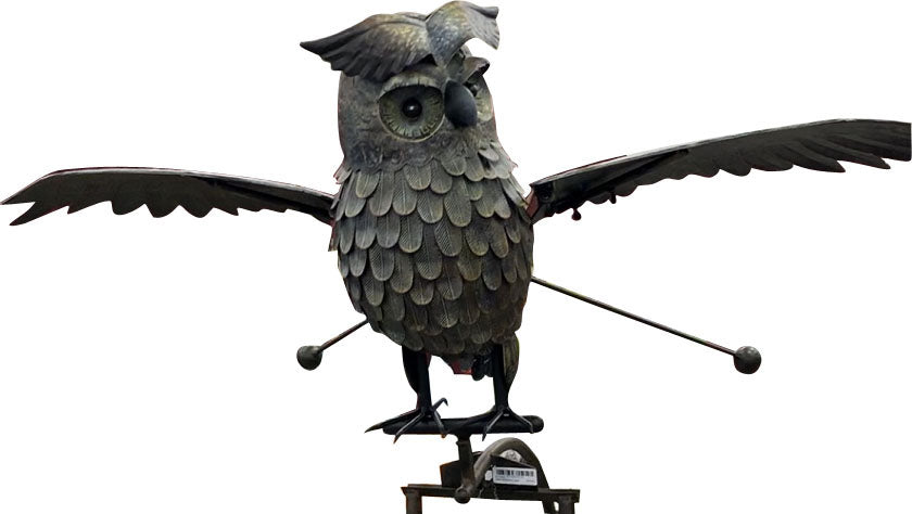 Esschert Design Metal Owl Rocker