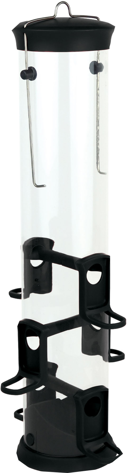 Large Black Seed Plastic Tube Feeder