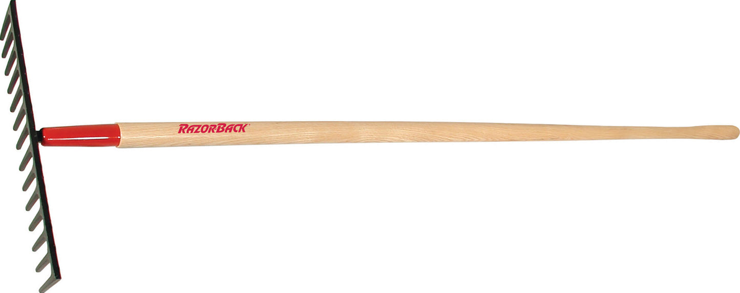 Razor-Back 14 Tine Forged Steel Road Rake