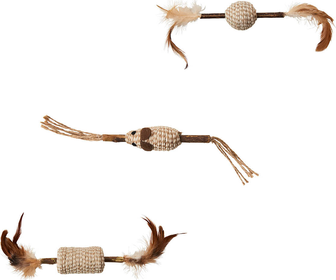 Spot Naturals Silver Vine Cord/Stick Cat Toy