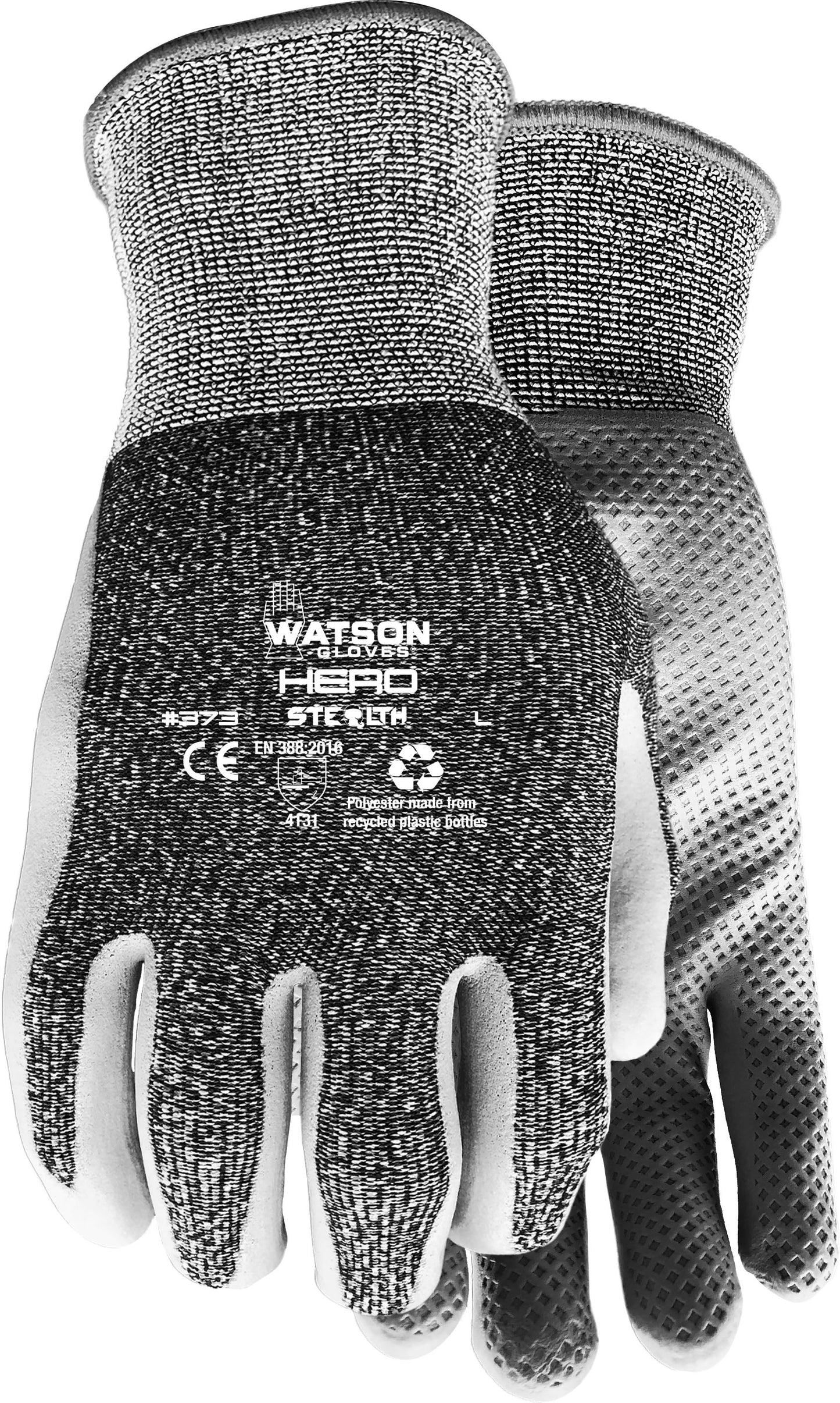 Watson Gloves Mens Stealth Hero Wastenot Fabric