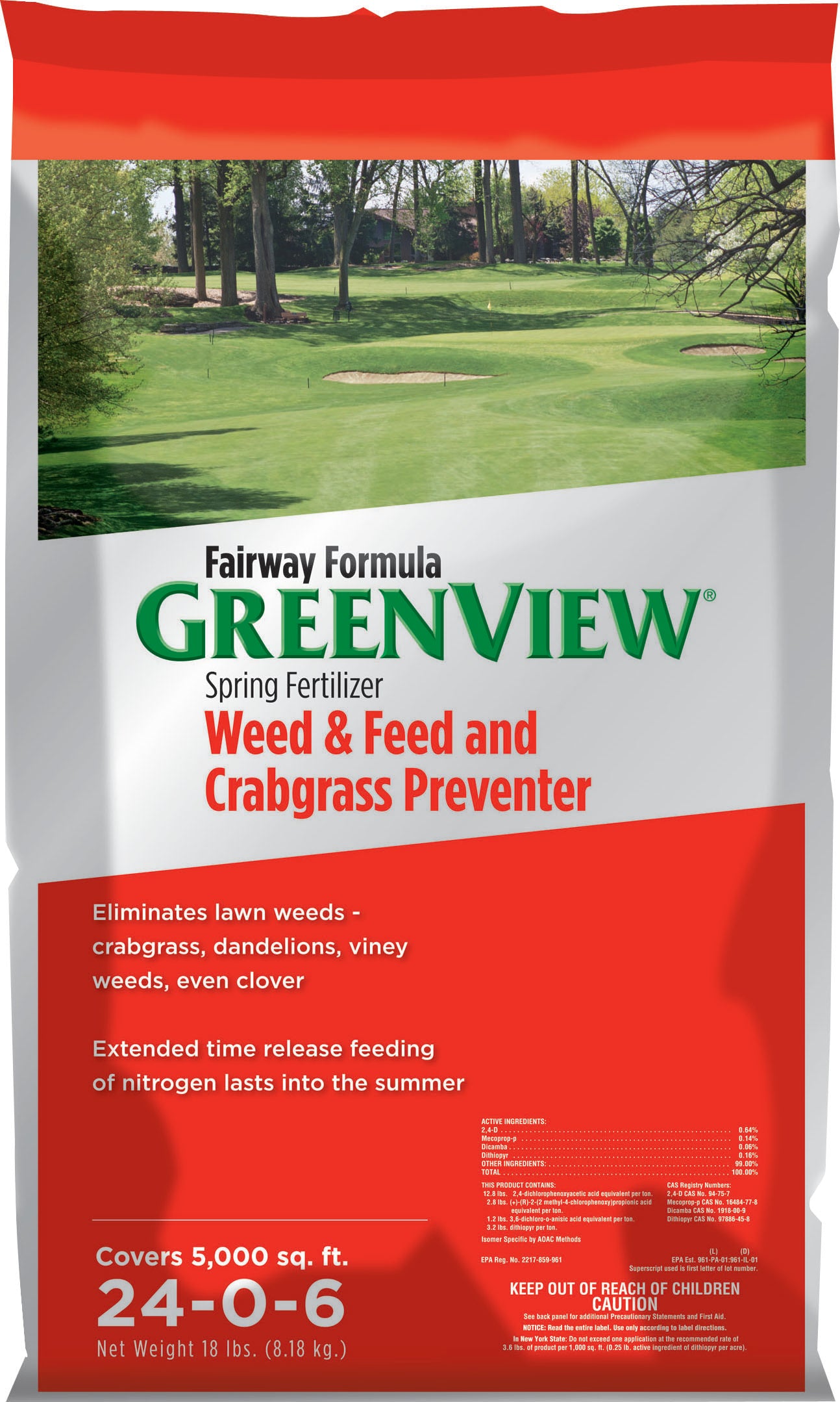 Fairway Formula Weed & Feed W/Crabgrass Preventer