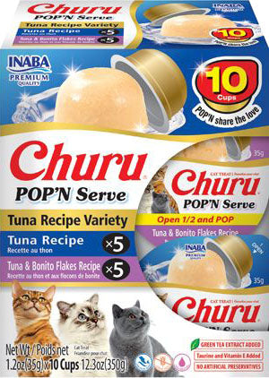 Inaba Churu Pop'N Serve Variety Pack Cat Treat