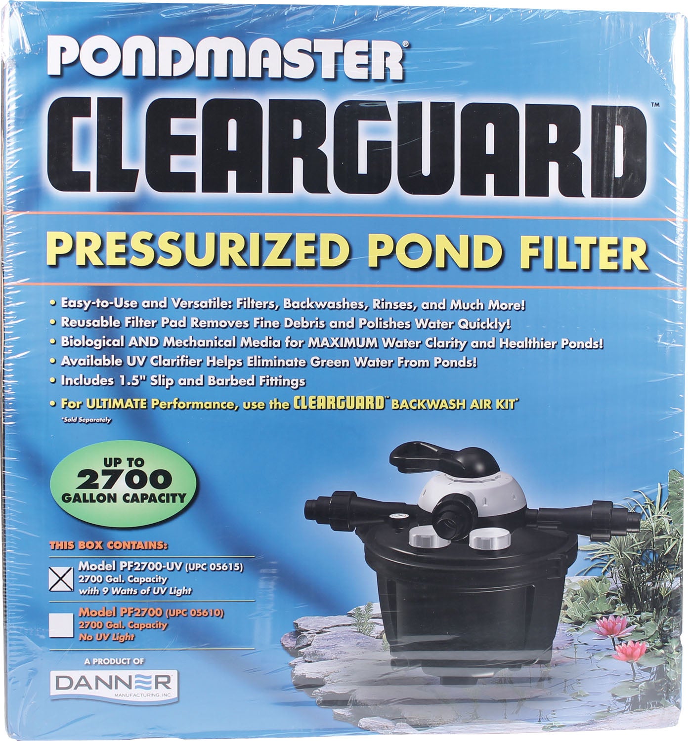 Pondmaster Clearguard Pressurized Filter W/Uv