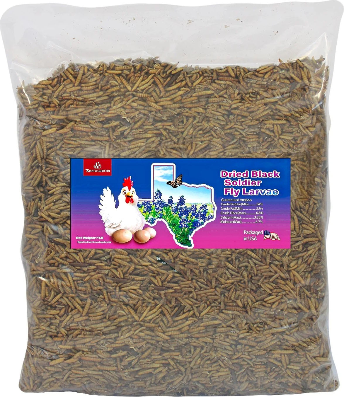 Zenithworks Black Soldier Fly Larvae