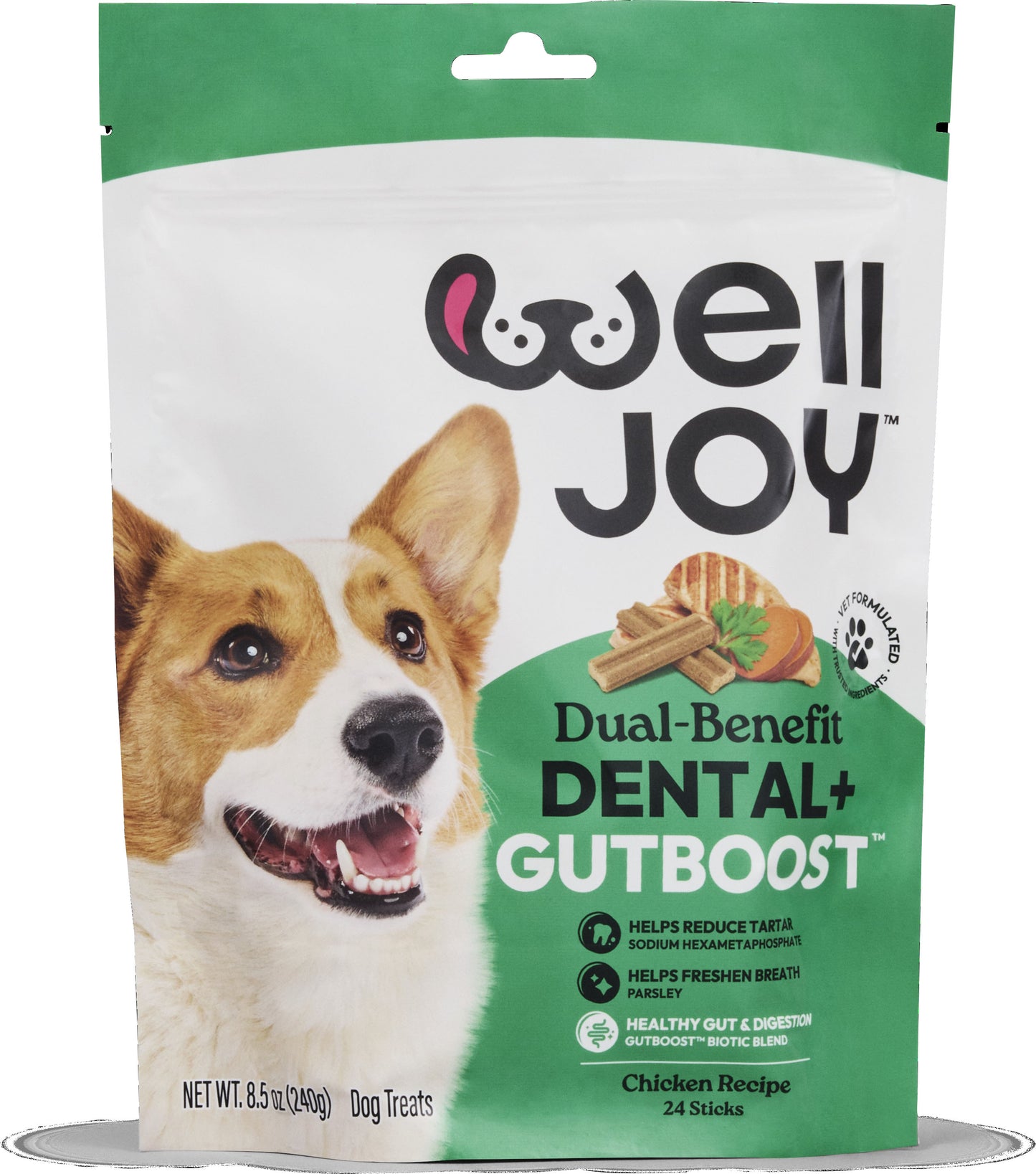 Welljoy Dental + Gutboost Dog Treat