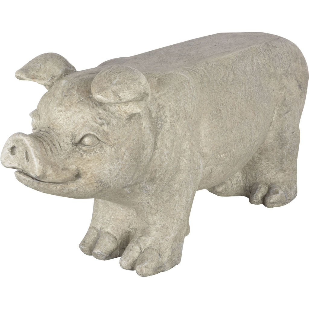 Esschert Design Fiberstone Pig Bench