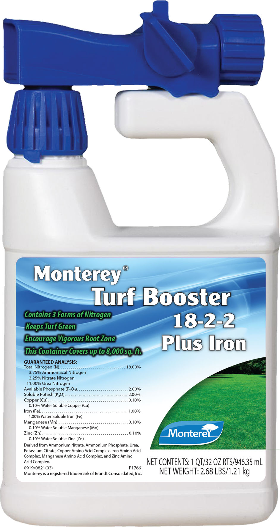 Monterey Turf Booster 18-2-2 + Iron Rts