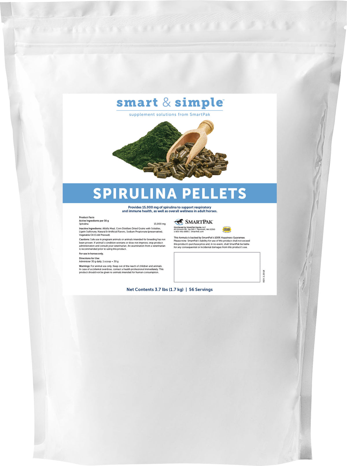 Smartpak Smart & Simple Spirulina Pellets