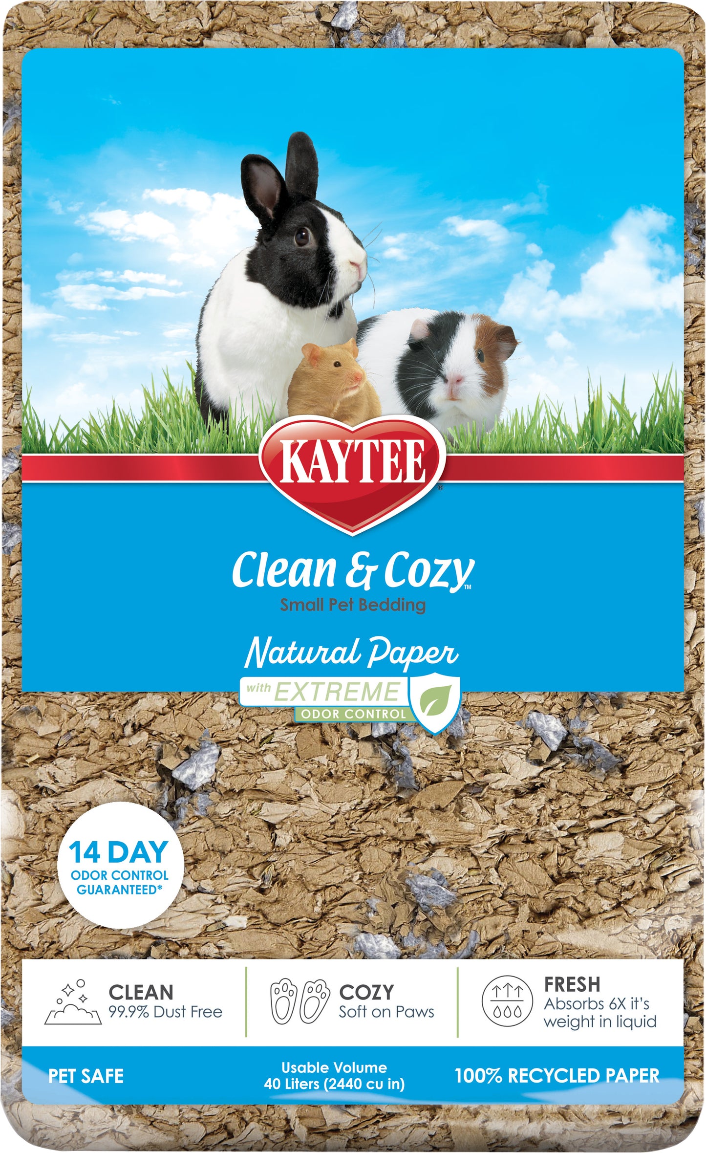 Clean & Cozy Extreme Odor Small Pet Bedding