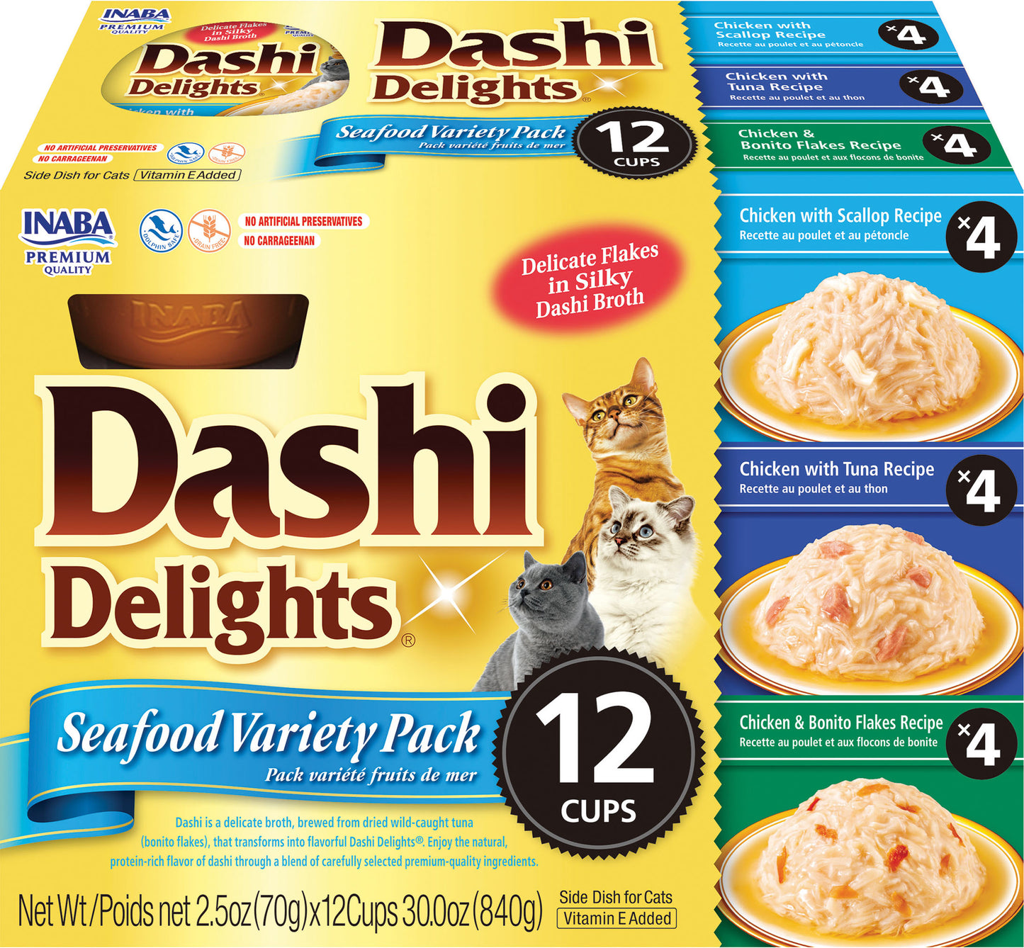 Inaba Dashi Delights Flakes In Broth Variety Pack