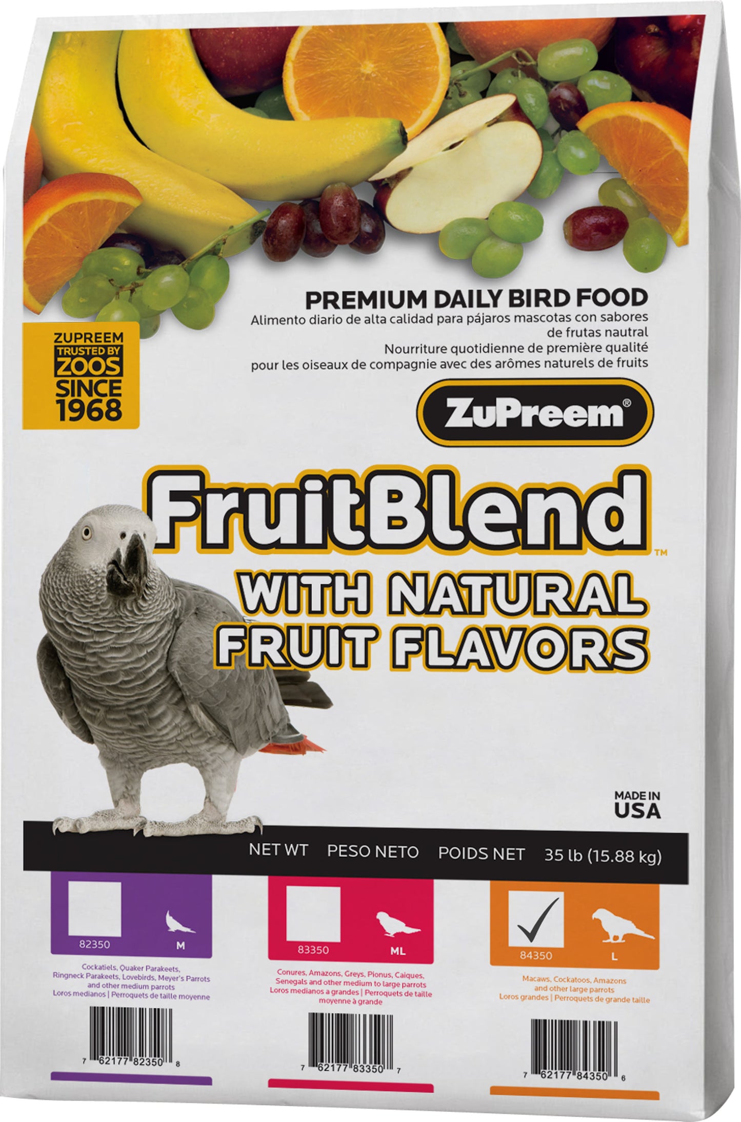 Fruitblend Flavor Large Bird Food