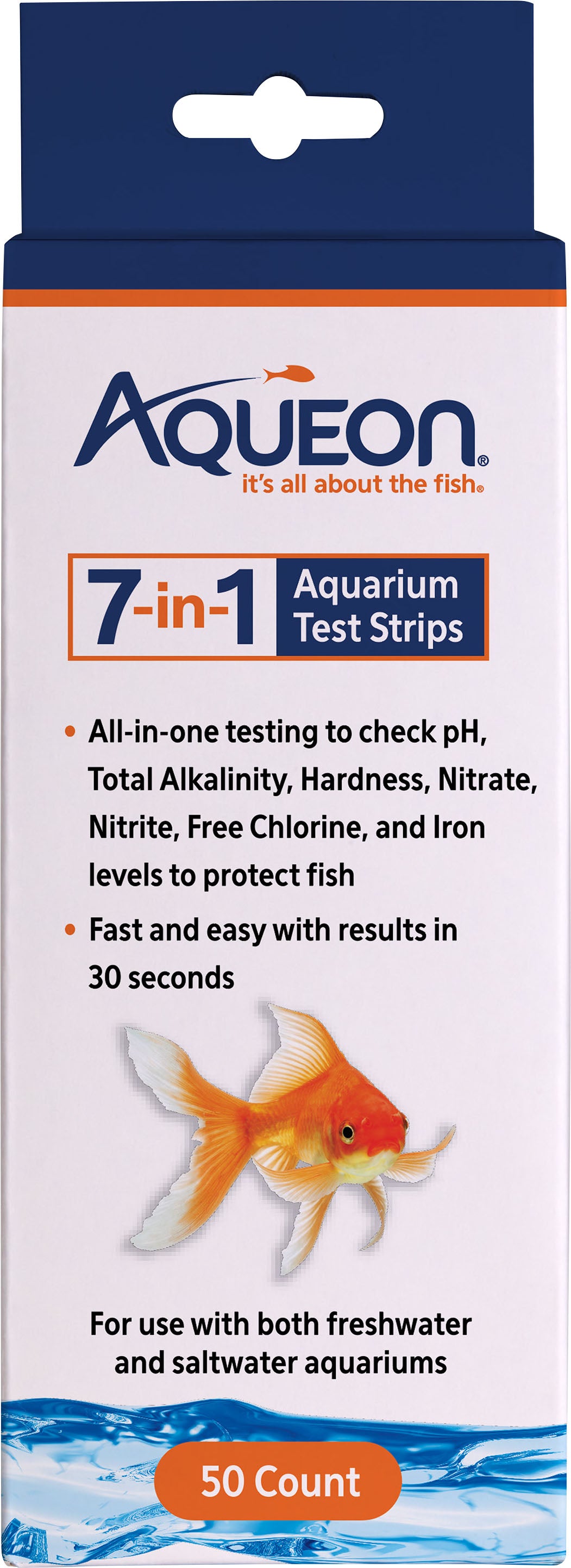 Aqueon 7 In 1 Aquarium Test Strips