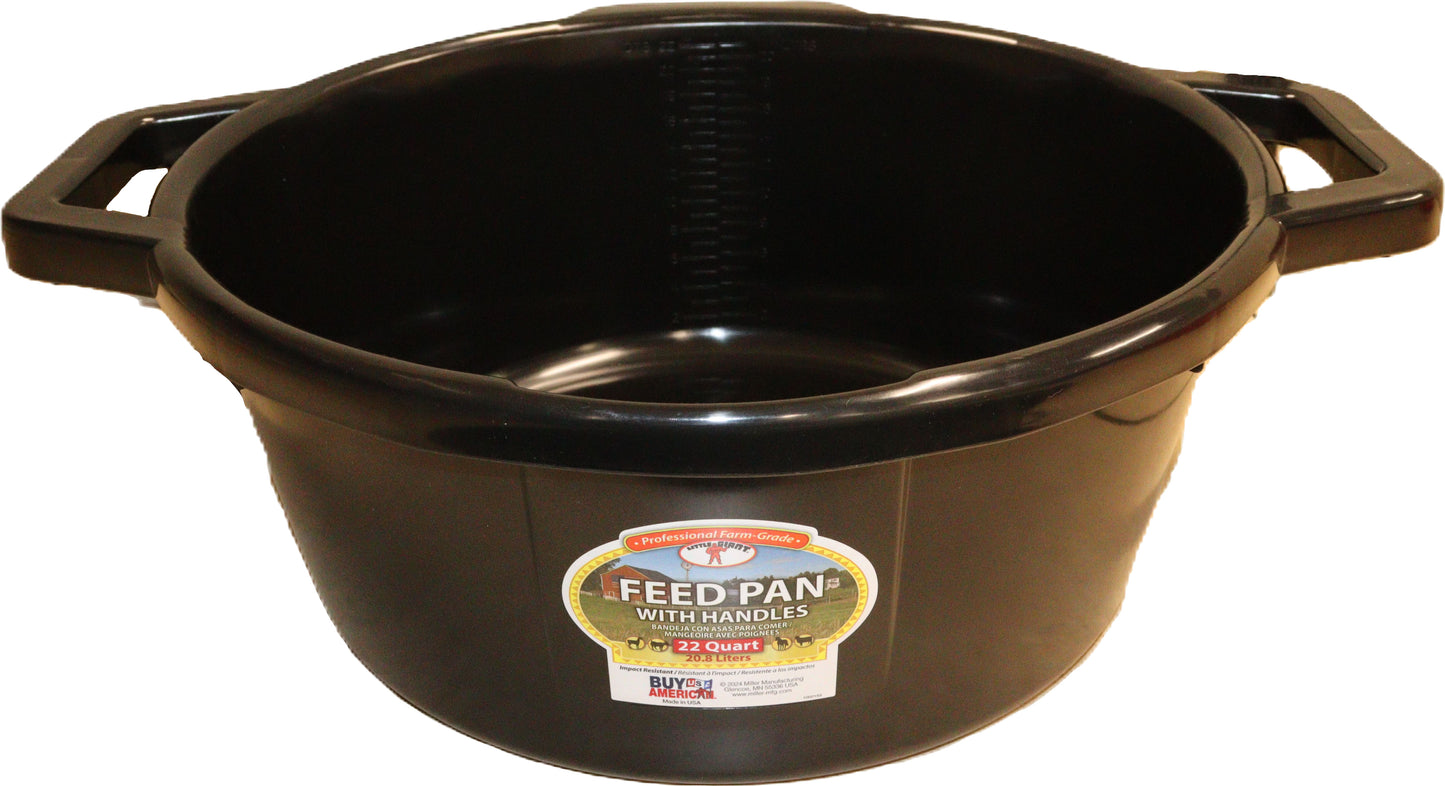 Miller Feed Pan With Handles