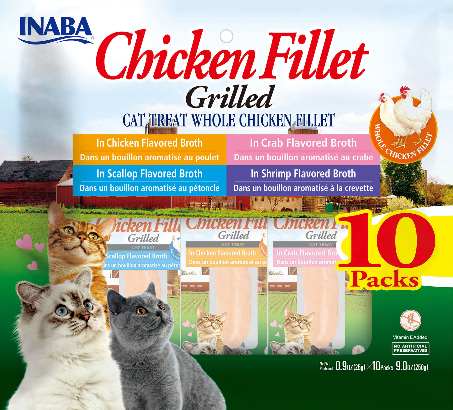 Inaba Chicken Fillet Grilled Variety Pack