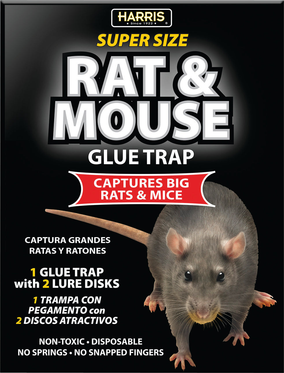 Harris Super Size Rat & Mouse Glue Trap