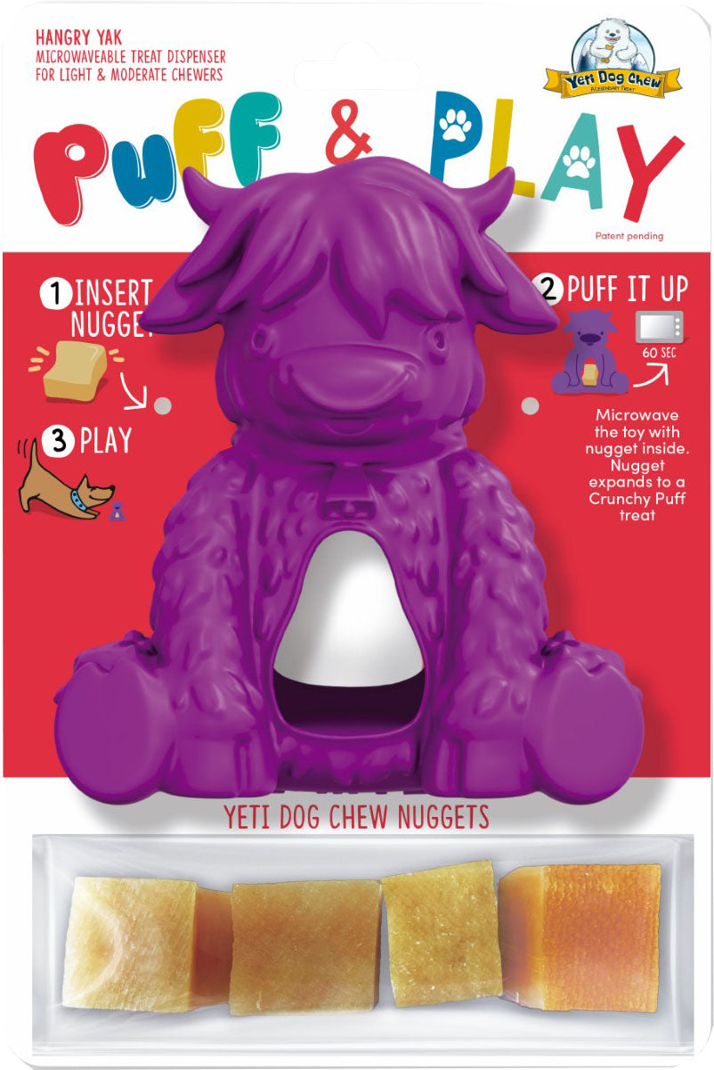 Yeti Pet Products Hangry Yak Puff & Play Dog Toy