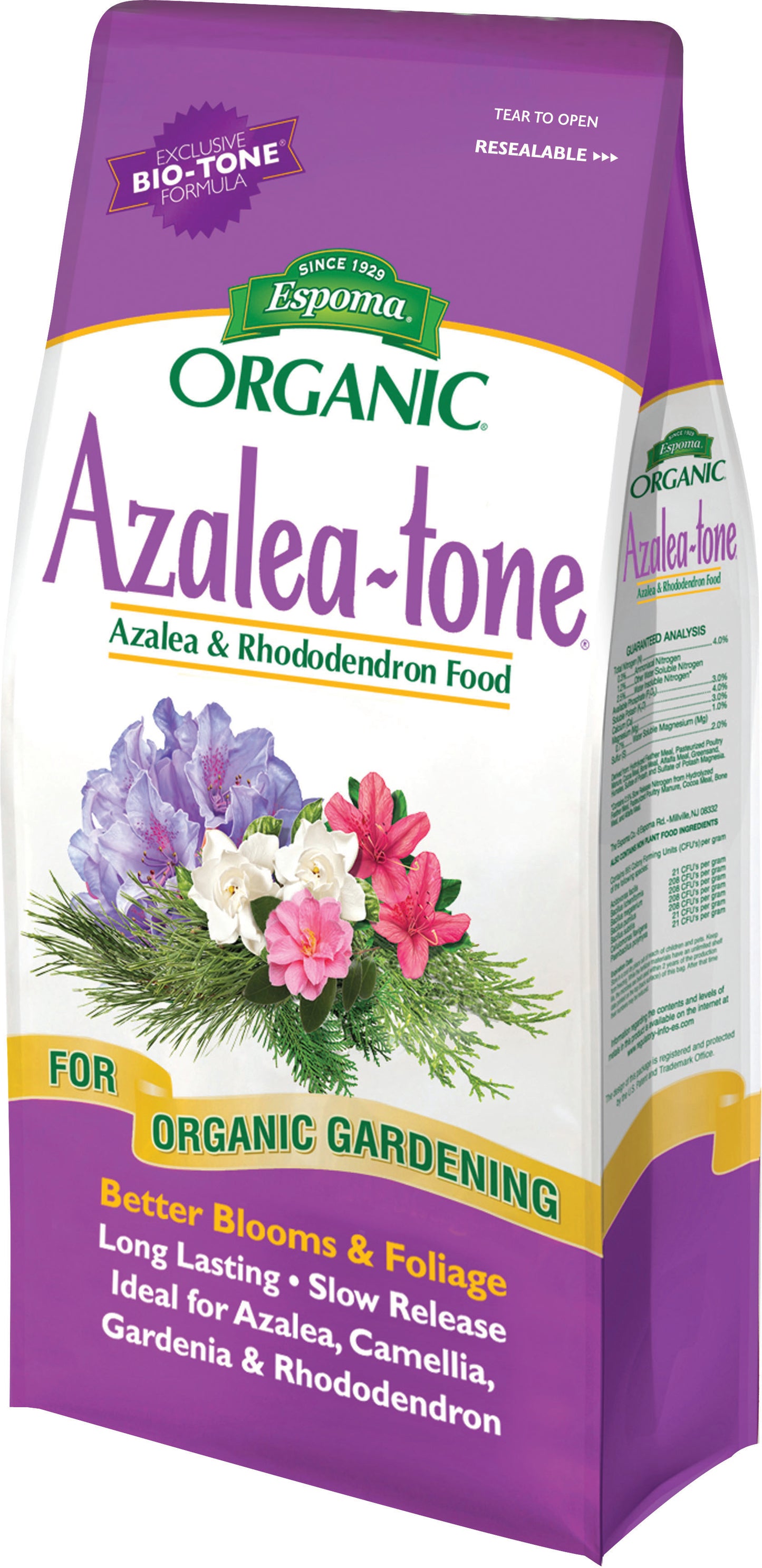 Azalea-Tone Organic Azalea & Rhododendron Food