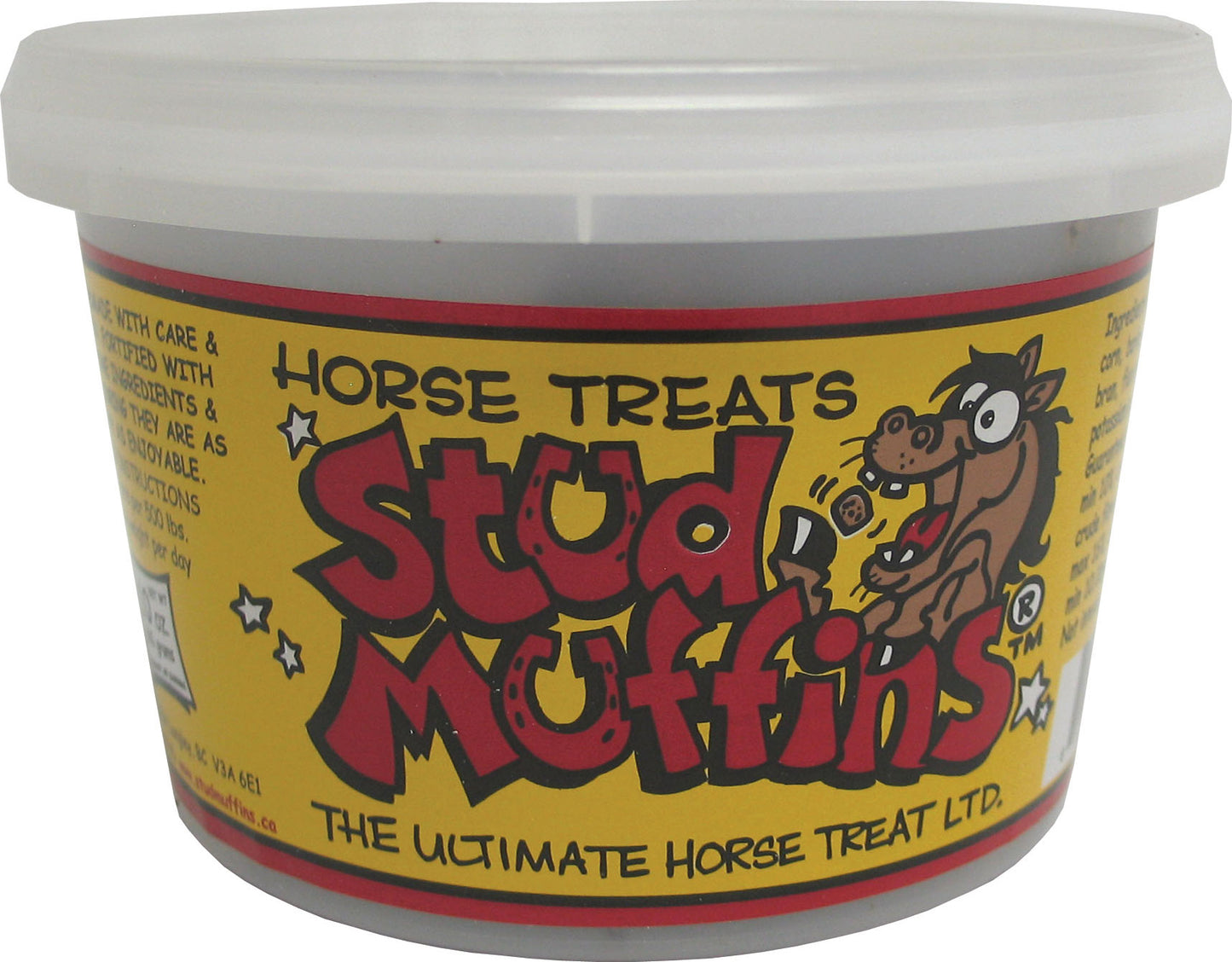Stud Muffins Horse Treat Tub