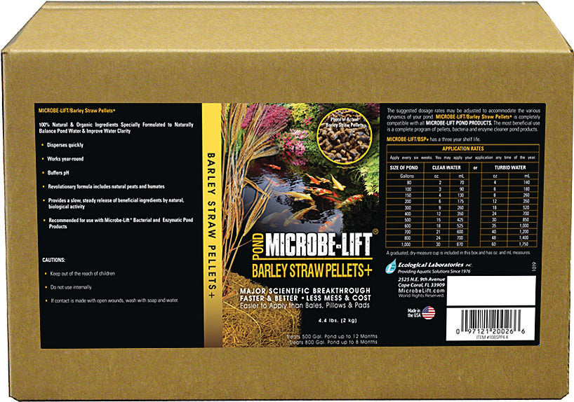 Microbe-Lift Barley Straw Pellets Plus For Ponds