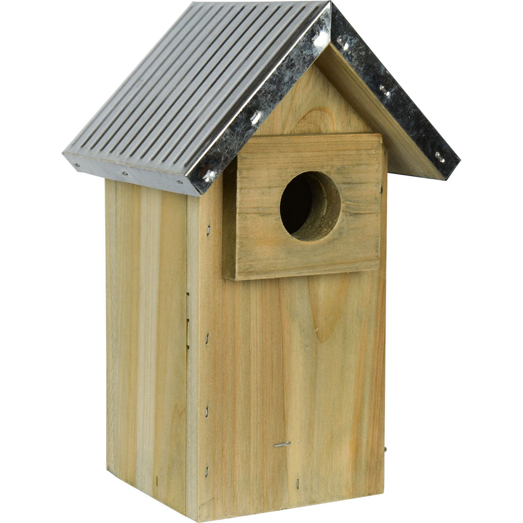 Galvanized Weathered Bluebird House