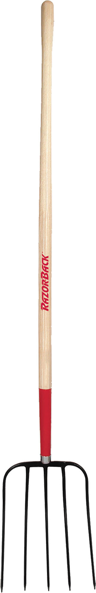 Razor-Back 5-Oval Tine Forged Manure Fork