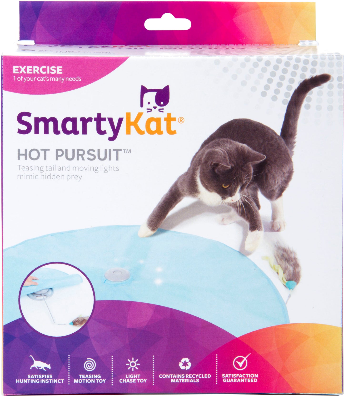 Smartykat Hot Pursuit Concealed Motion Cat Toy