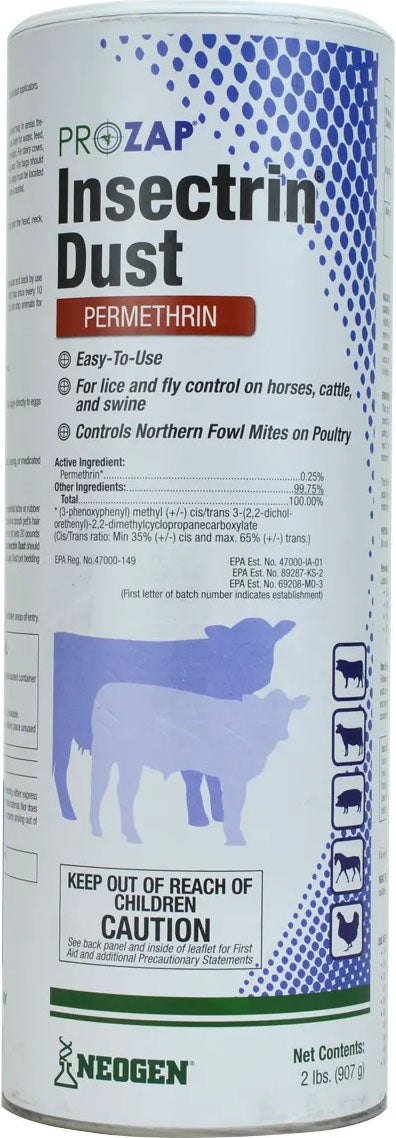 Prozap Insectrin Livestock & Poultry Dust