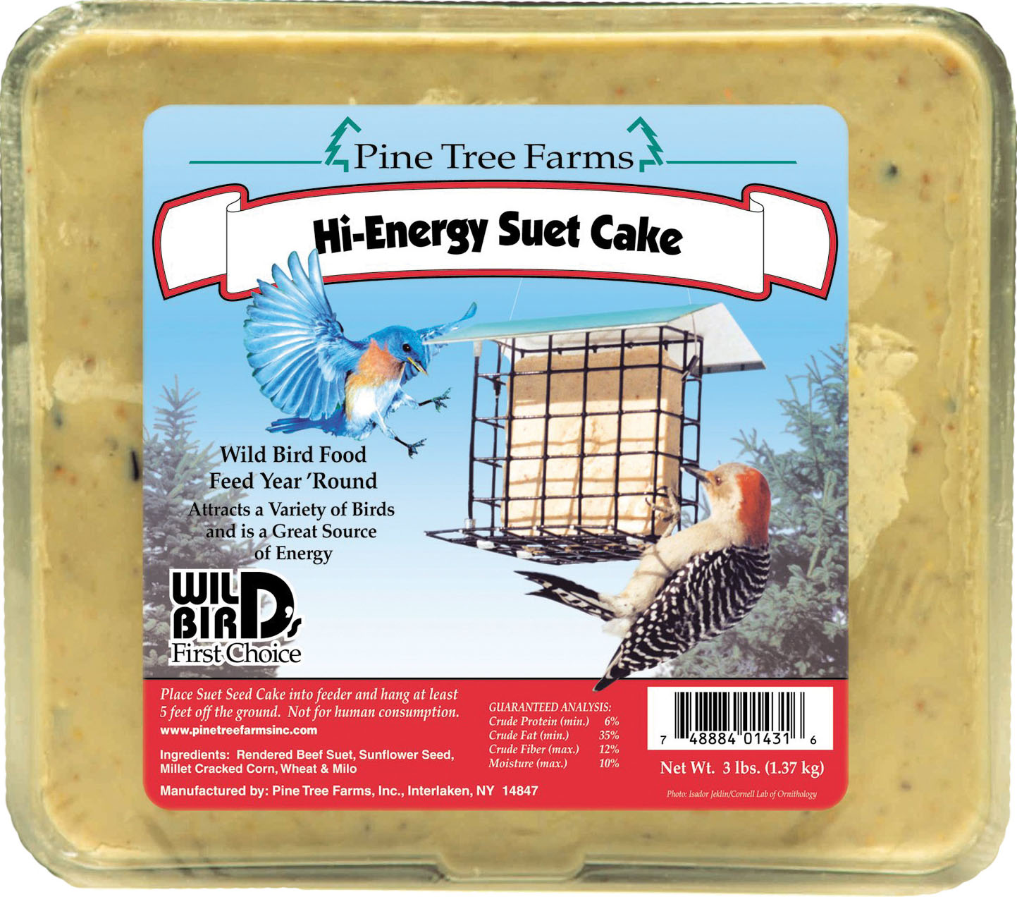 Pine Tree Farms Suet Cake
