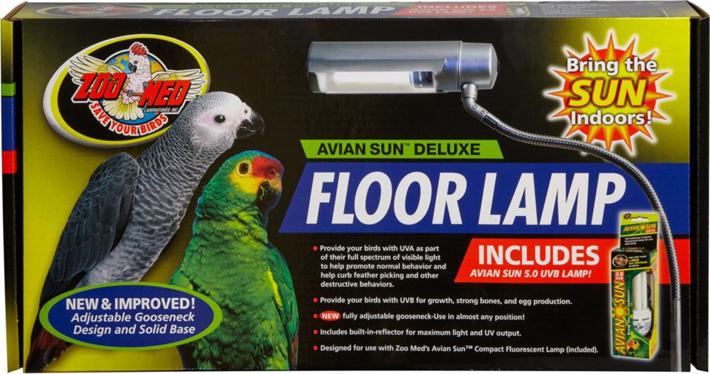 Avian Sun Deluxe Floor Lamp W/Avian Sun
