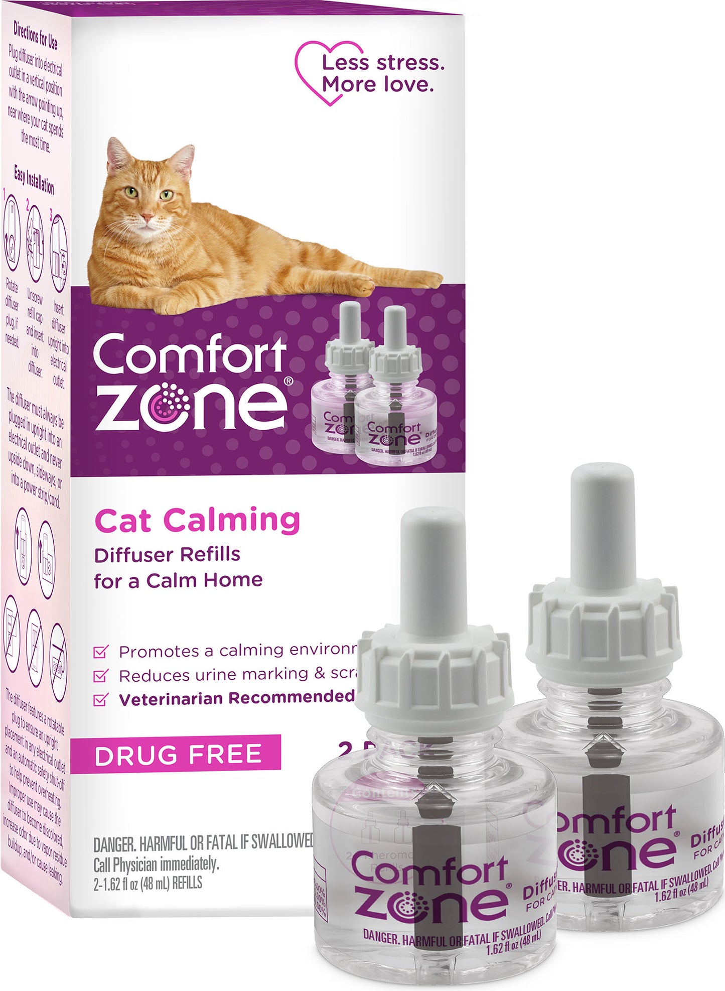 Comfort Zone Calming Diffuser Refill For Cats