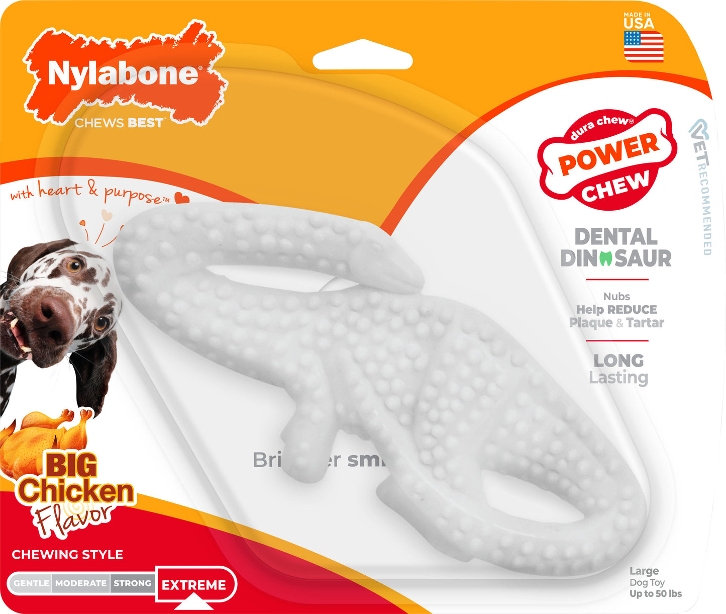 Nylabone Power Chew Dental Dino