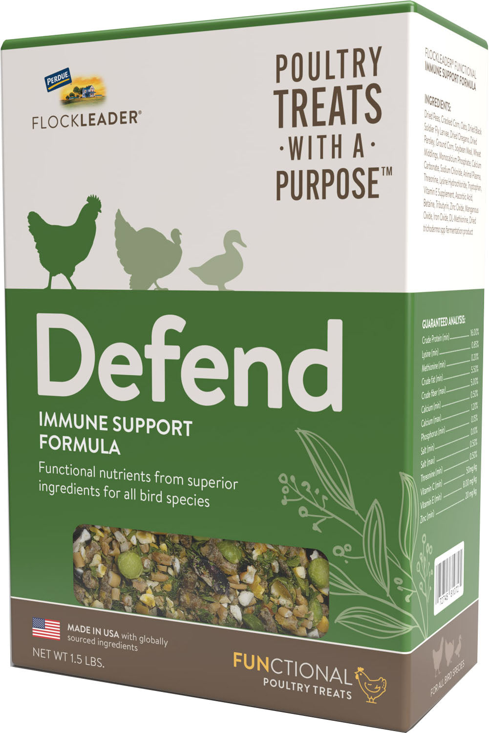 Perdue Flockleader Defend Functional Poultry Treat