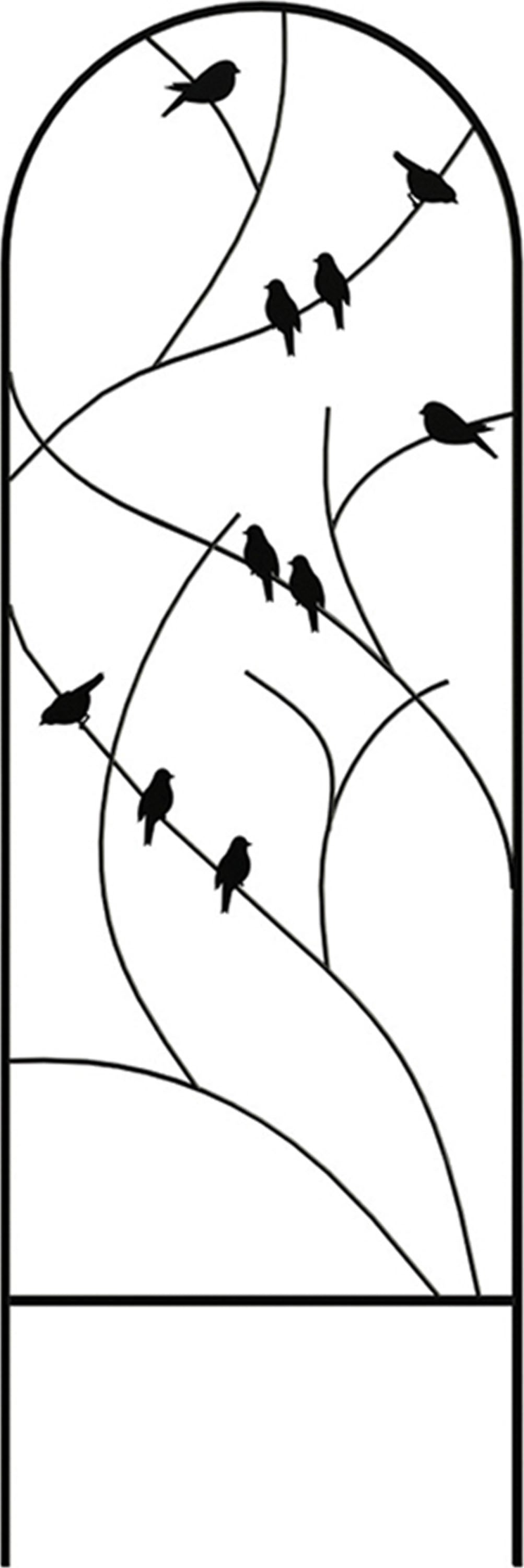Perching Birds Garden Trellis