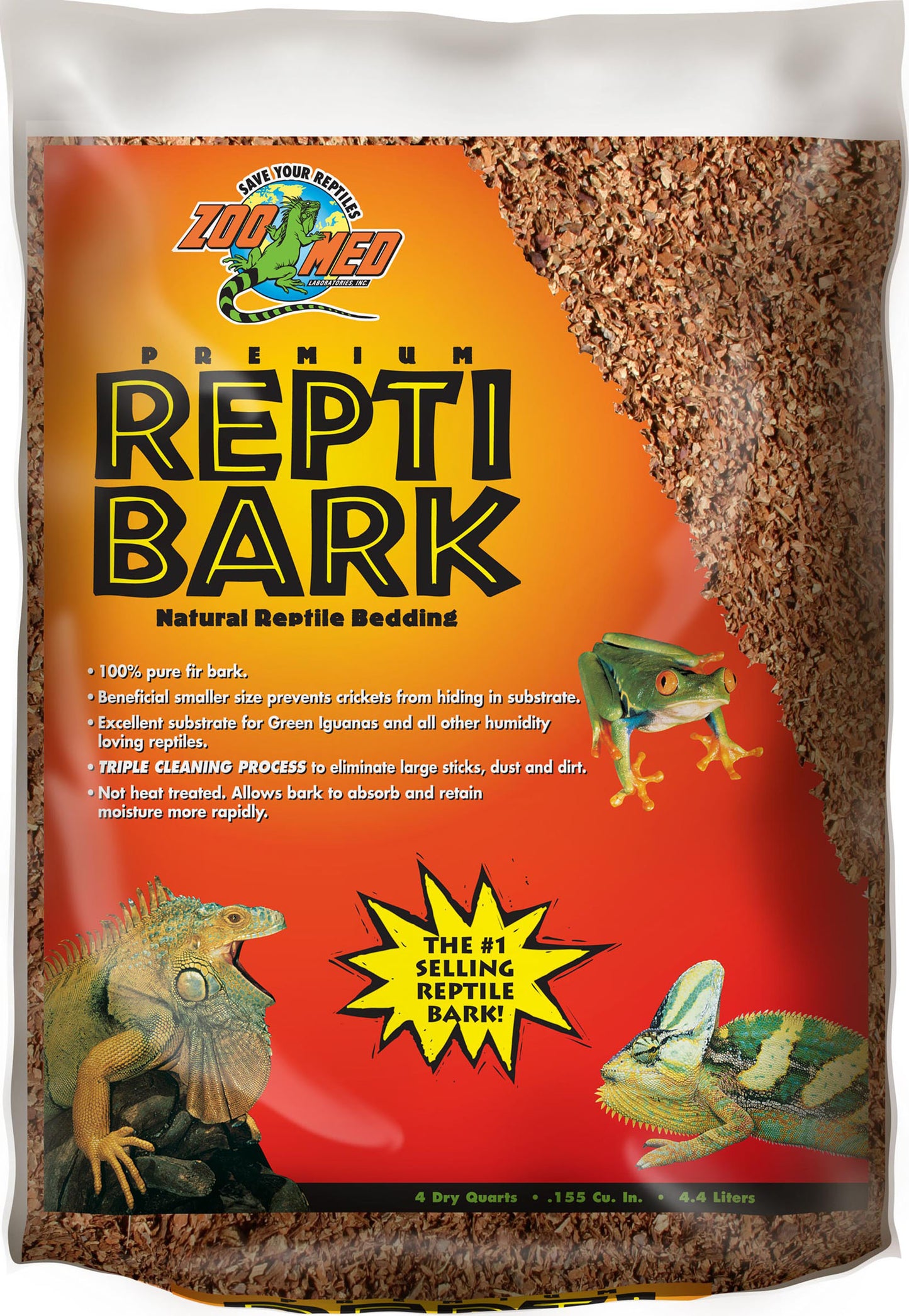Premium Repti Bark Natural Reptile Bedding