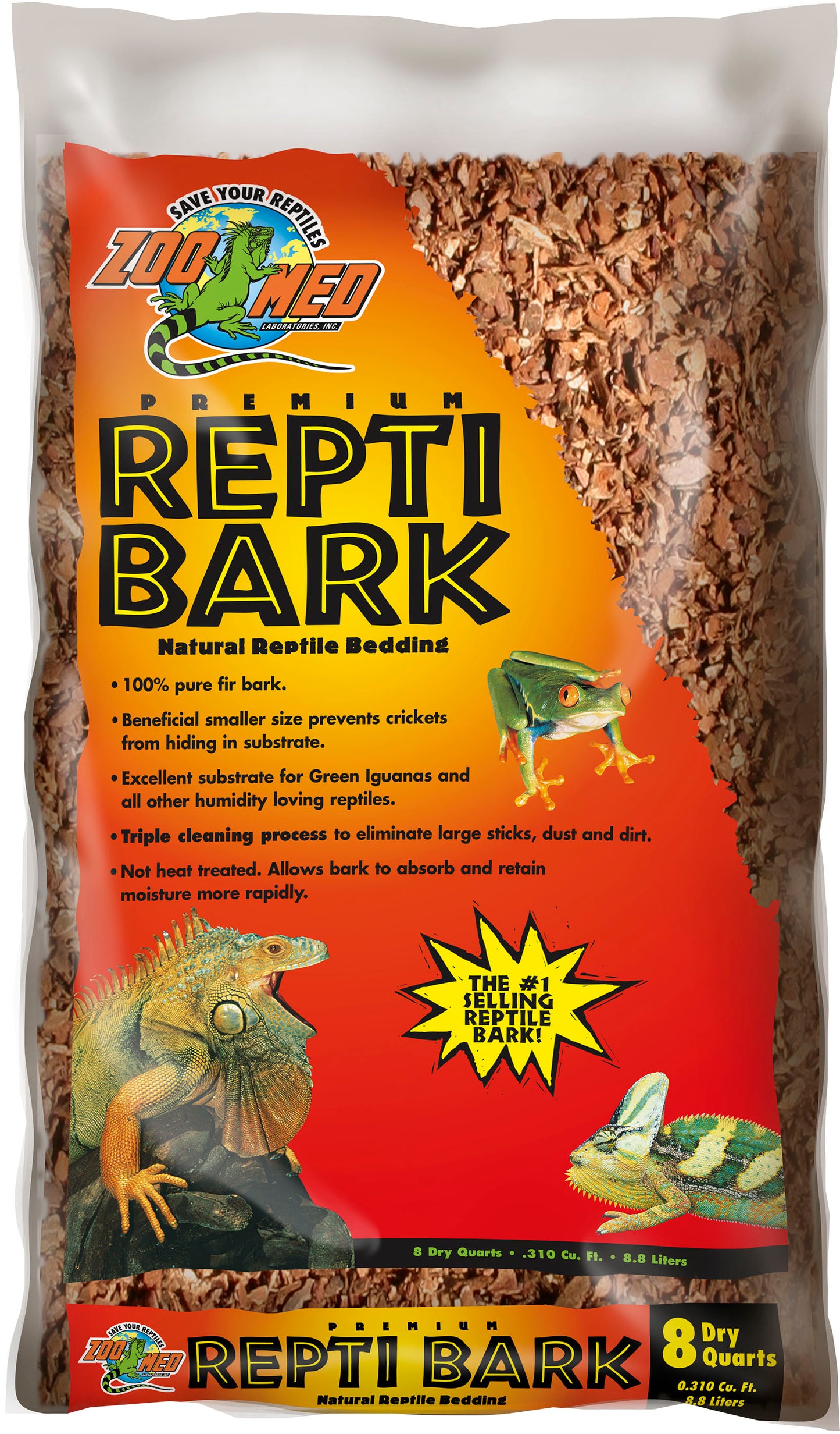 Premium Repti Bark Natural Reptile Bedding