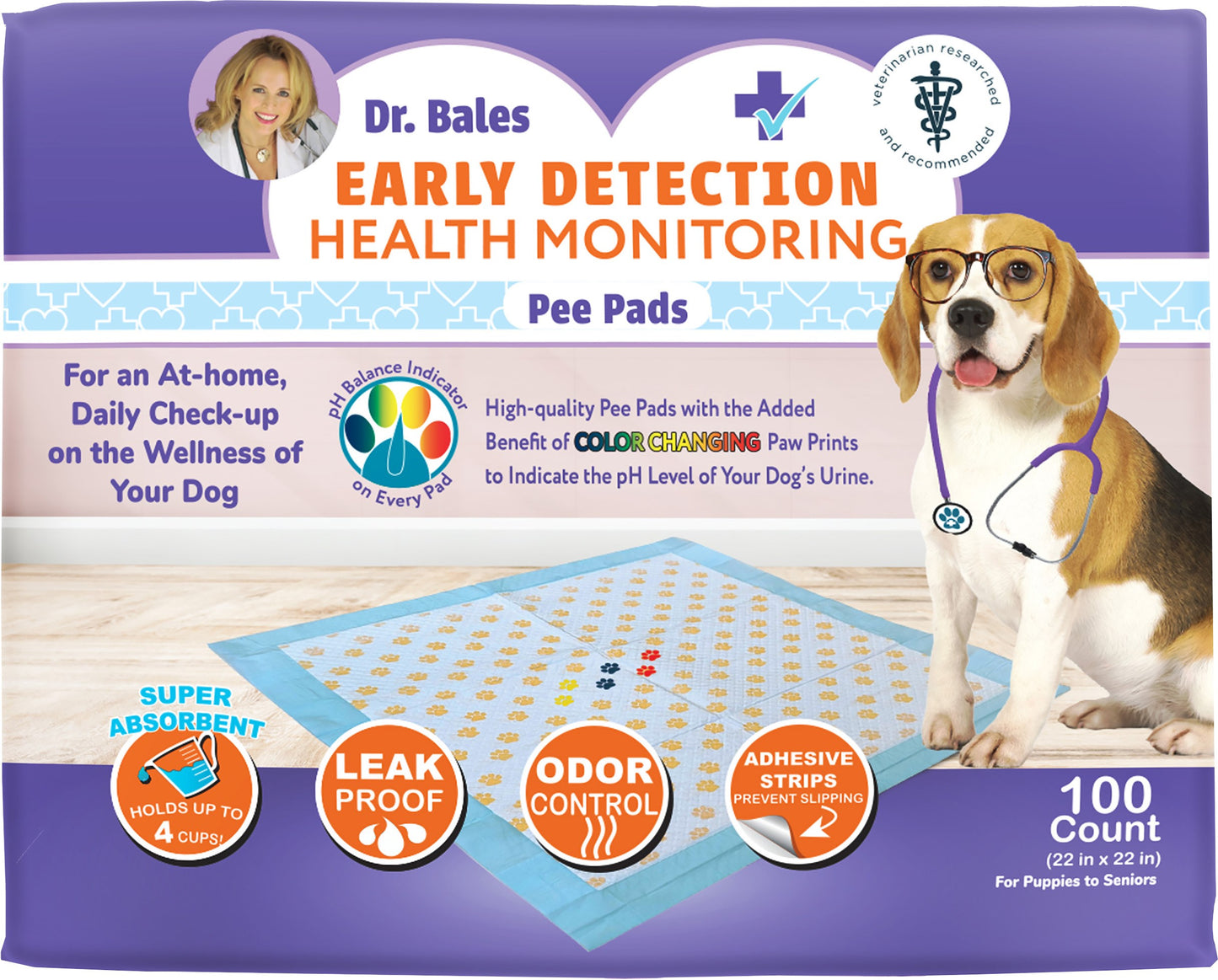 Dr. Bales Health Monitoring Puppy Pads