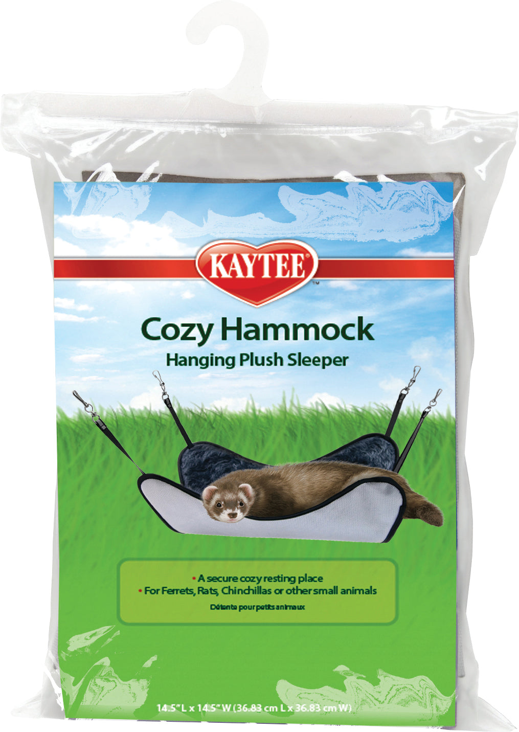Kaytee Cozy Hammock Hanging Plush Sleeper