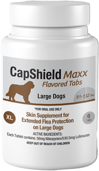 Capshield Maxx Dog Monthly Flea Supplemnt Chewable