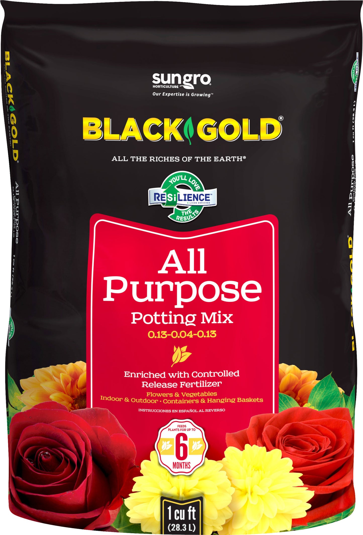 Black Gold All Purpose Potting Mix W/Crf