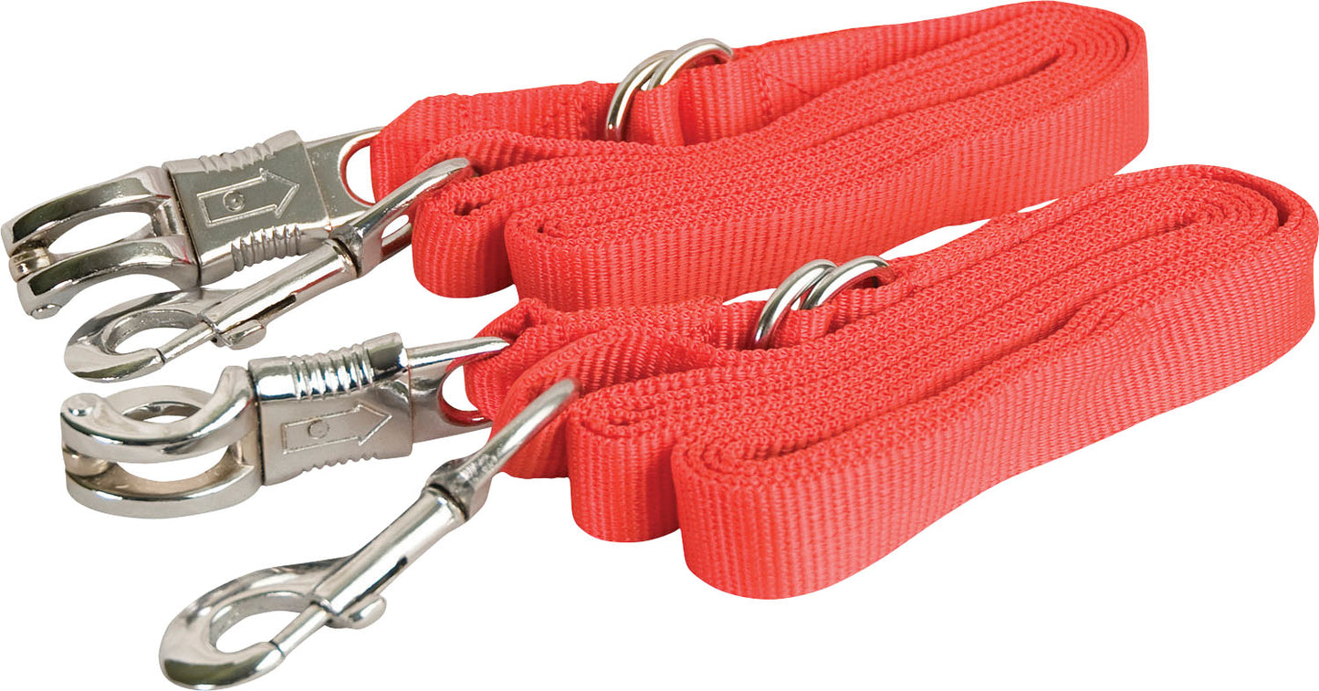 Gatsby Adjustable Nylon Cross Ties W/Panic Snap