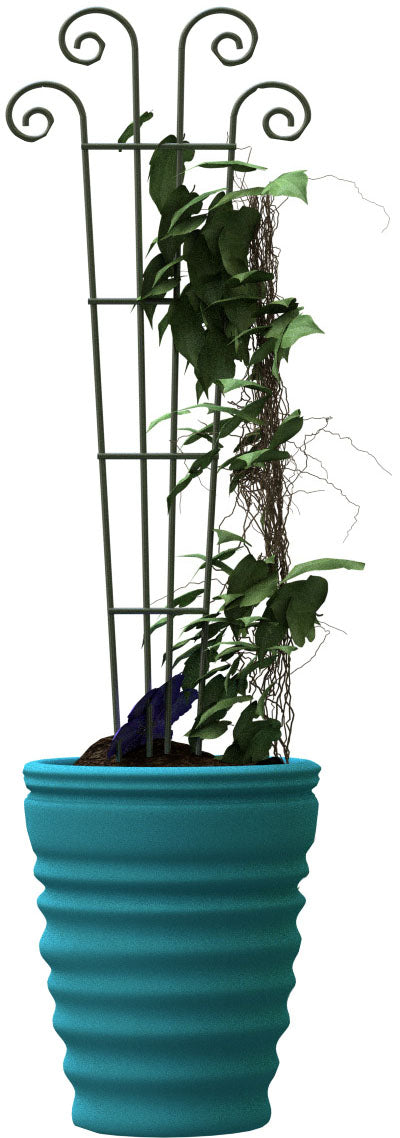 Wave Pot Garden Trellis