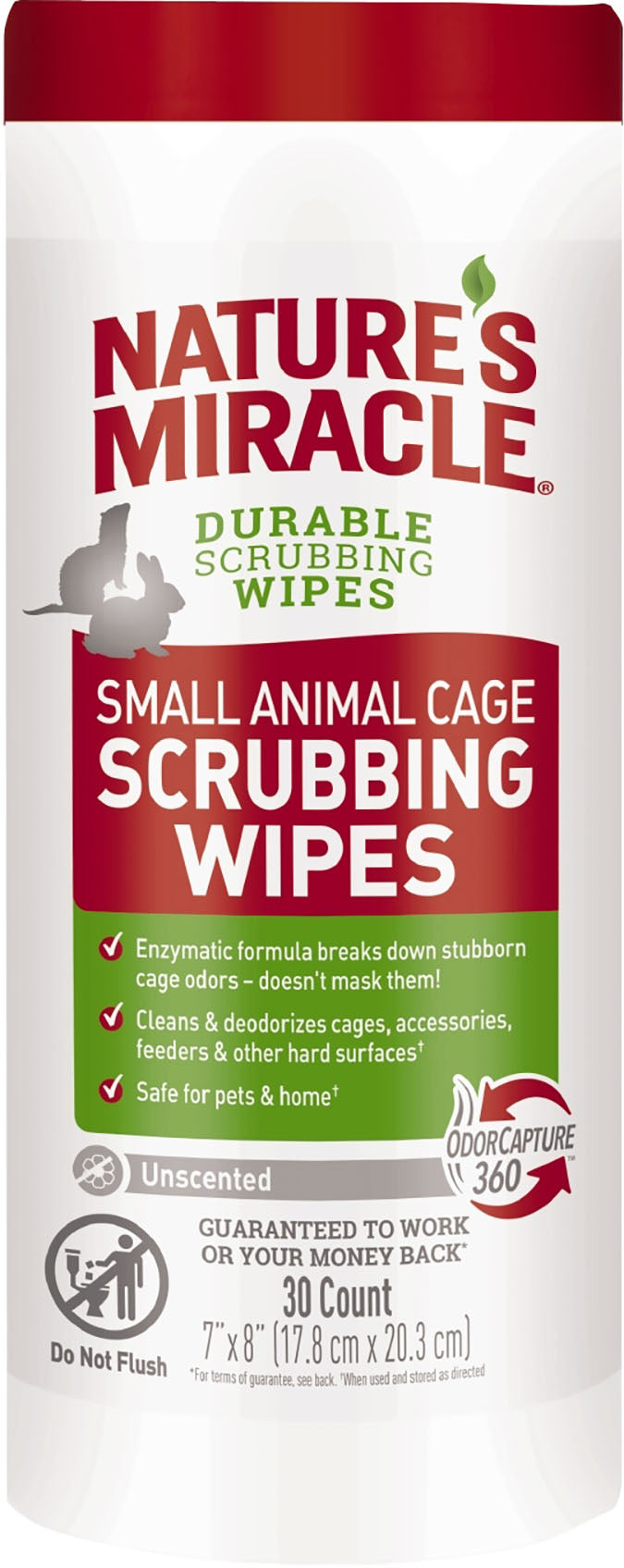 Nature'S Miracle Small Animal Cage Scrubbing Wipes