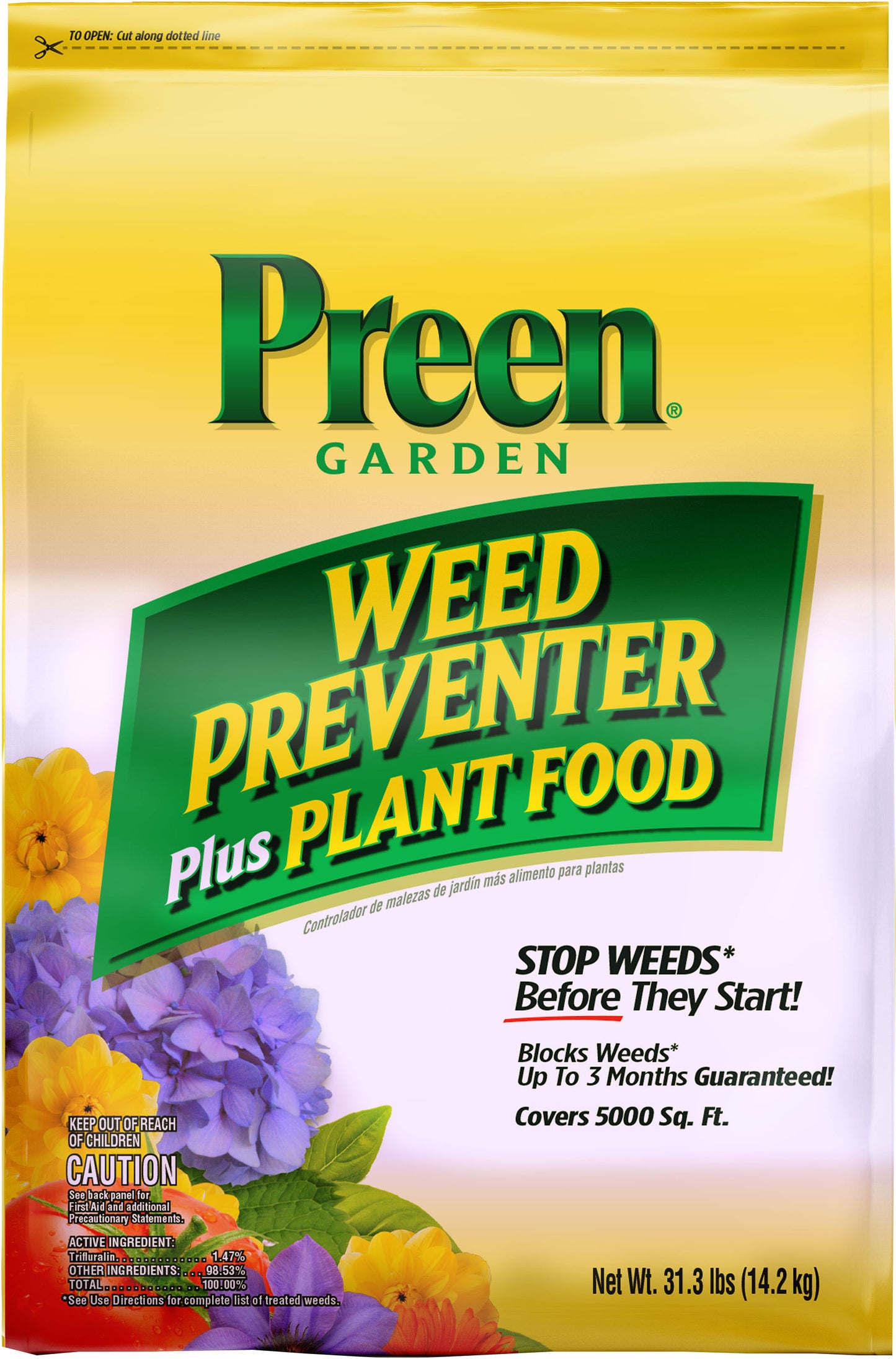 Preen Garden Weed Preventer W/Plant Food