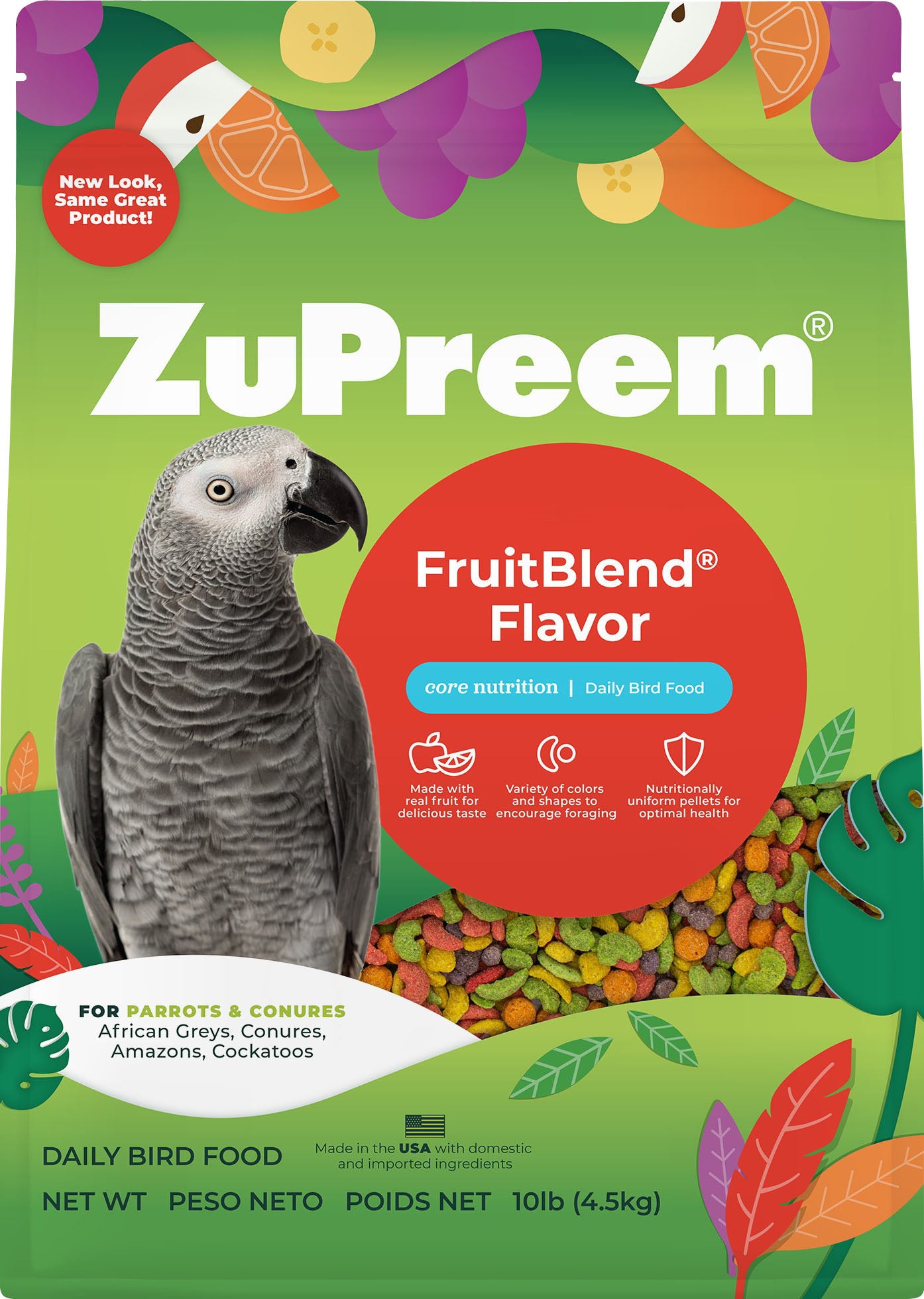 Fruitblend Flavor Parrots/Conures Food